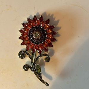 Heidi Daus Sunflower brooch